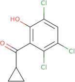 Cyclopropyl-(2,3,5-trichloro-6-hydroxyphenyl)methanone