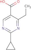 2-Cyclopropyl-4-ethylpyrimidine-5-carboxylic acid