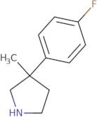 3-(4-Fluorophenyl)-3-methylpyrrolidine