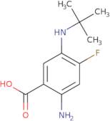 2-Amino-5-(tert-butylamino)-4-fluorobenzoic acid