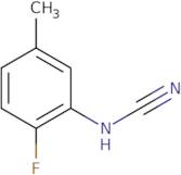 [(2-Fluoro-5-methylphenyl)amino]carbonitrile