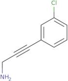 3-(3-Chlorophenyl)prop-2-yn-1-amine