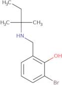 2-Bromo-6-{[(2-methylbutan-2-yl)amino]methyl}phenol