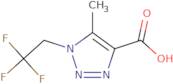 5-Methyl-1-(2,2,2-trifluoroethyl)triazole-4-carboxylic acid