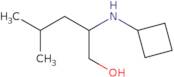 2-(Cyclobutylamino)-4-methylpentan-1-ol