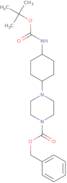 4-(4-tert-Butoxycarbonylamino-cyclohexyl)-piperazine-1-carboxylic acid benzyl ester