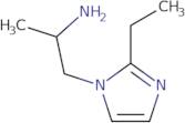 1-(2-Ethyl-1H-imidazol-1-yl)propan-2-amine