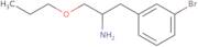 1-(3-Bromophenyl)-3-propoxypropan-2-amine