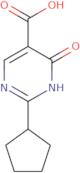 2-Cyclopentyl-6-oxo-1,6-dihydropyrimidine-5-carboxylic acid