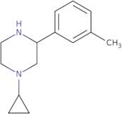 1-Cyclopropyl-3-(3-methylphenyl)piperazine