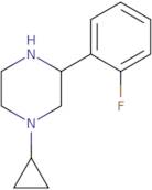 1-Cyclopropyl-3-(2-fluorophenyl)piperazine