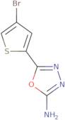 5-(4-Bromo-2-thienyl)-1,3,4-oxadiazol-2-amine