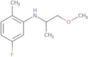 5-Fluoro-N-(1-methoxypropan-2-yl)-2-methylaniline