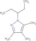 3,5-Dimethyl-1-pentan-3-ylpyrazol-4-amine