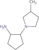 2-(3-Methylpyrrolidin-1-yl)cyclopentan-1-amine