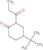 4-tert-Butyl-2-propanoylcyclohexan-1-one