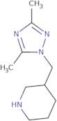 3-[(Dimethyl-1H-1,2,4-triazol-1-yl)methyl]piperidine