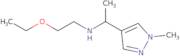 N-(2-Ethoxyethyl)-1-(1-methylpyrazol-4-yl)ethanamine