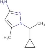1-(1-Cyclopropylethyl)-5-methyl-1H-pyrazol-3-amine