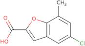 5-Chloro-7-methyl-1-benzofuran-2-carboxylic acid