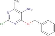 2-Chloro-4-methyl-6-phenylmethoxypyrimidin-5-amine