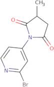 1-(2-Bromopyridin-4-yl)-3-methylpyrrolidine-2,5-dione