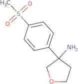 3-(4-Methanesulfonylphenyl)oxolan-3-amine