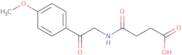 3-{[2-(4-Methoxyphenyl)-2-oxoethyl]carbamoyl}propanoicacid