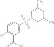 2-Chloro-5-[(3,5-dimethylpiperidin-1-yl)sulfonyl]benzoic acid