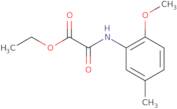 Ethyl [(2-methoxy-5-methylphenyl)amino](oxo)acetate