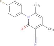 1-(4-Fluorophenyl)-4,6-dimethyl-2-oxo-1,2-dihydropyridine-3-carbonitrile