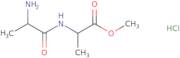 Methyl 2-(2-aminopropanamido)propanoate hydrochloride