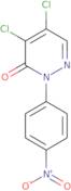 4,5-Dichloro-2-(4-nitrophenyl)-2,3-dihydropyridazin-3-one