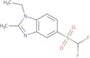 5-Difluoromethanesulfonyl-1-ethyl-2-methyl-1H-1,3-benzodiazole