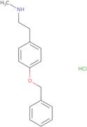 {2-[4-(Benzyloxy)phenyl]ethyl}(methyl)amine hydrochloride