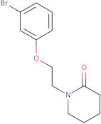 1-[2-(3-Bromophenoxy)ethyl]piperidin-2-one