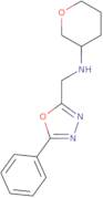 N-[(5-Phenyl-1,3,4-oxadiazol-2-yl)methyl]oxan-3-amine