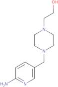 2-[4-[(6-Aminopyridin-3-yl)methyl]piperazin-1-yl]ethanol