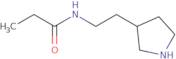 N-[2-(Pyrrolidin-3-yl)ethyl]propanamide