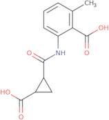 2-((2-carboxycyclopropyl)carbonylamino)-6-methylbenzoic acid
