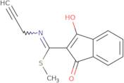 2-(methylthio(prop-2-ynylamino)methylene)indane-1,3-dione