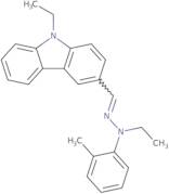 9-Ethylcarbazole-3-carboxaldehyde N-Ethyl-N-(o-tolyl)hydrazone