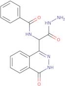 {N}-[2-Hydrazino-2-oxo-1-(4-oxo-3,4-dihydrophthalazin-1-yl)ethyl]benzamide