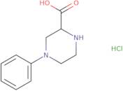 4-Phenyl-piperazine-2-carboxylic acid HCl