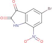 5-Bromo-7-nitro-2,3-dihydro-1H-indole-2,3-dione