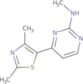 4-(Dimethyl-1,3-thiazol-5-yl)-N-methylpyrimidin-2-amine