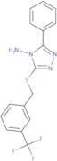 3-Phenyl-5-{[3-(trifluoromethyl)benzyl]sulfanyl}-4H-1,2,4-triazol-4-amine