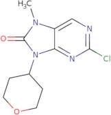 2-Chloro-7-methyl-9-(tetrahydro-2H-pyran-4-yl)-7,9-dihydro-8H-purin-8-one