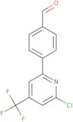 4-(6-Chloro-4-trifluoromethyl-pyridin-2-yl)benzaldehyde