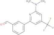 3-(6-Dimethylamino-4-trifluoromethyl-pyridin-2-yl)-benzaldehyde